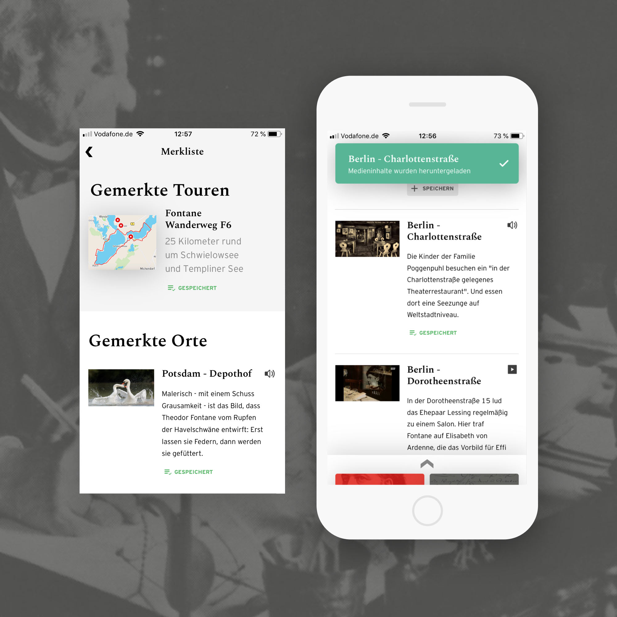 FONTANE iOS & Android App