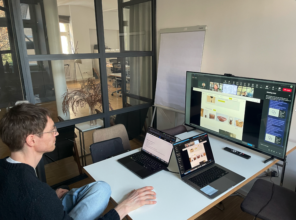 Momentaufnahme der nutzerorientierten Evaluation mit einer Kuratorin